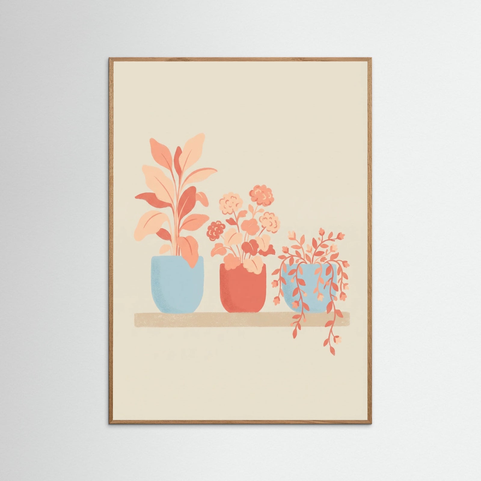Oak Nature Whimsical Floral Vase