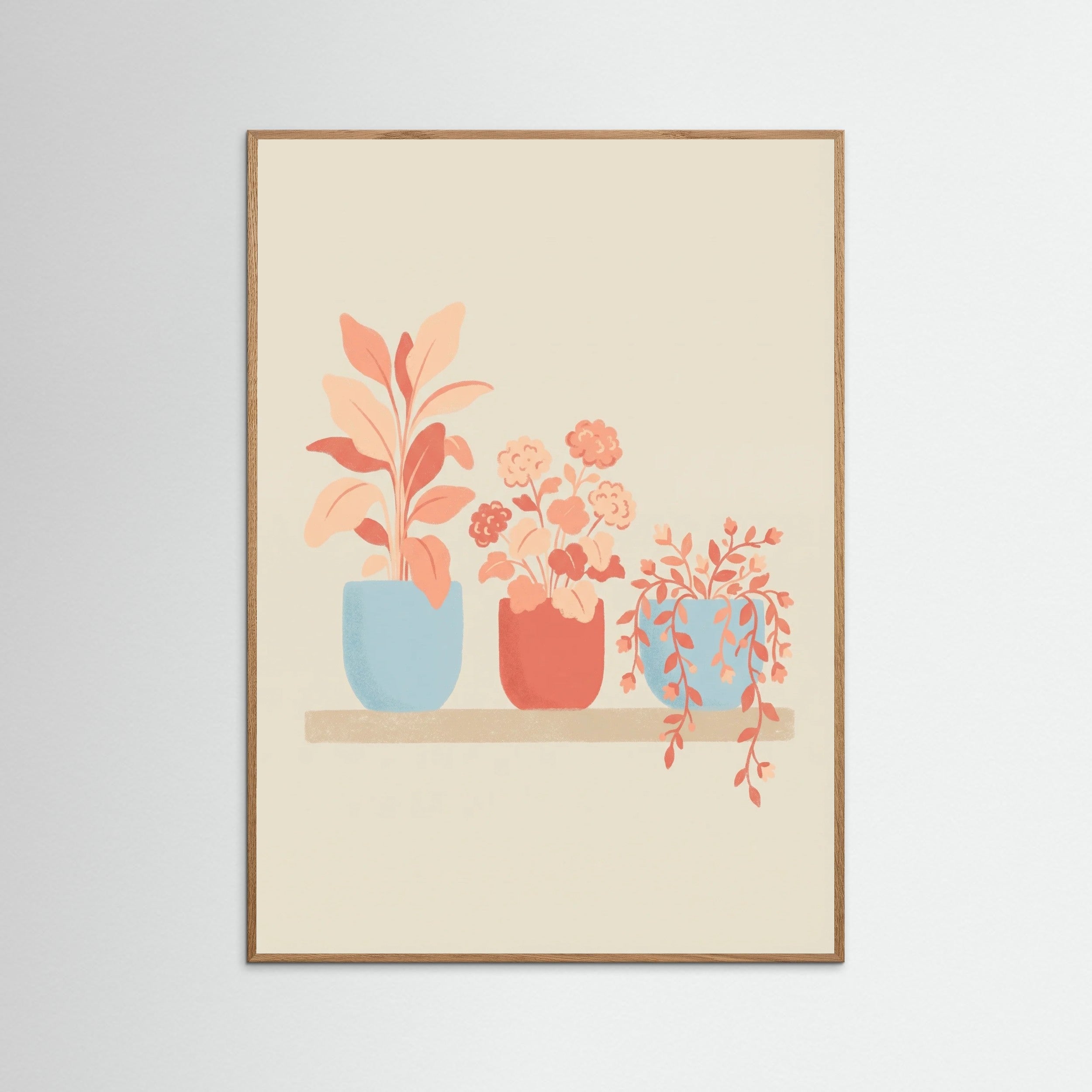 Oak Nature Whimsical Floral Vase