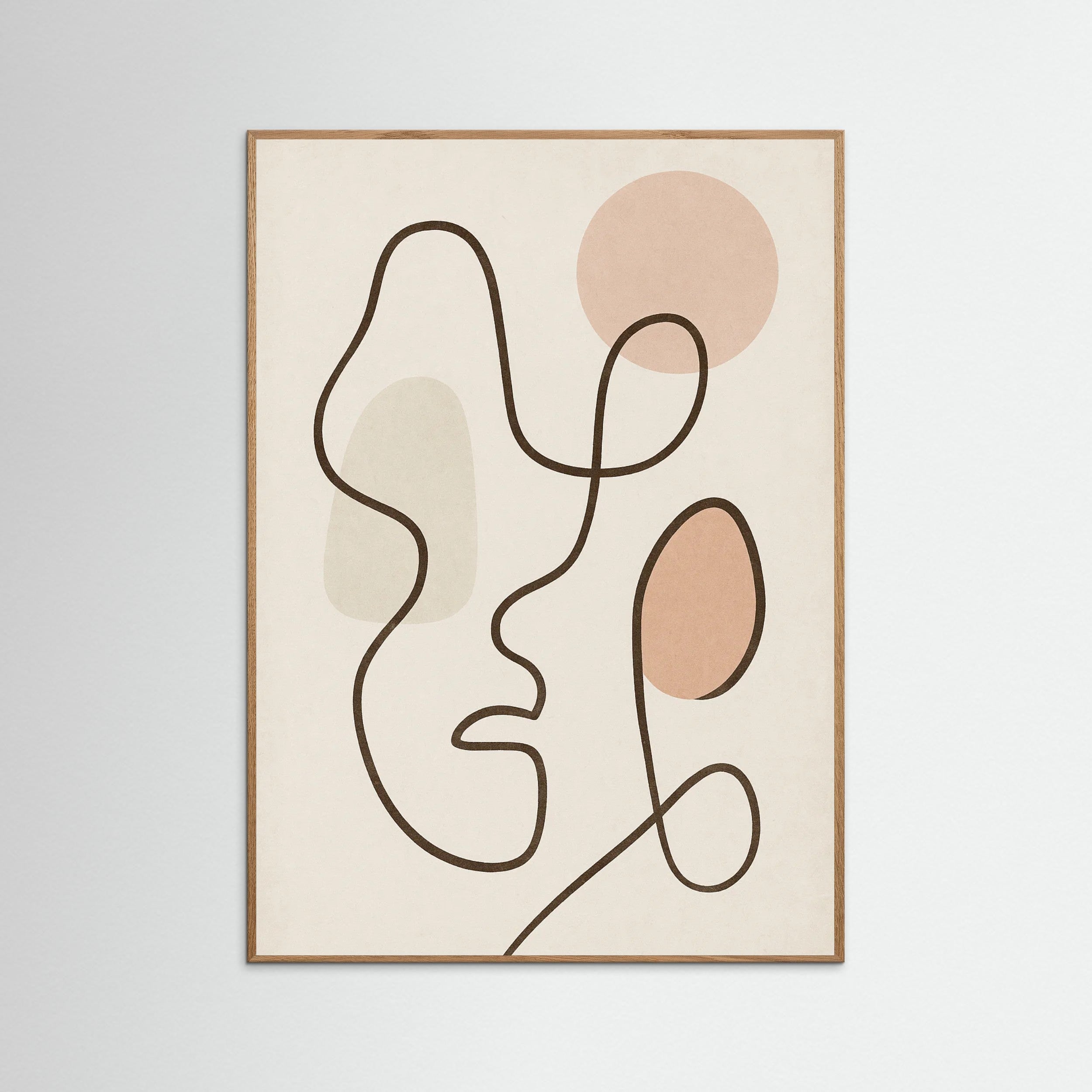 Oak Nature Whimsical Linescape