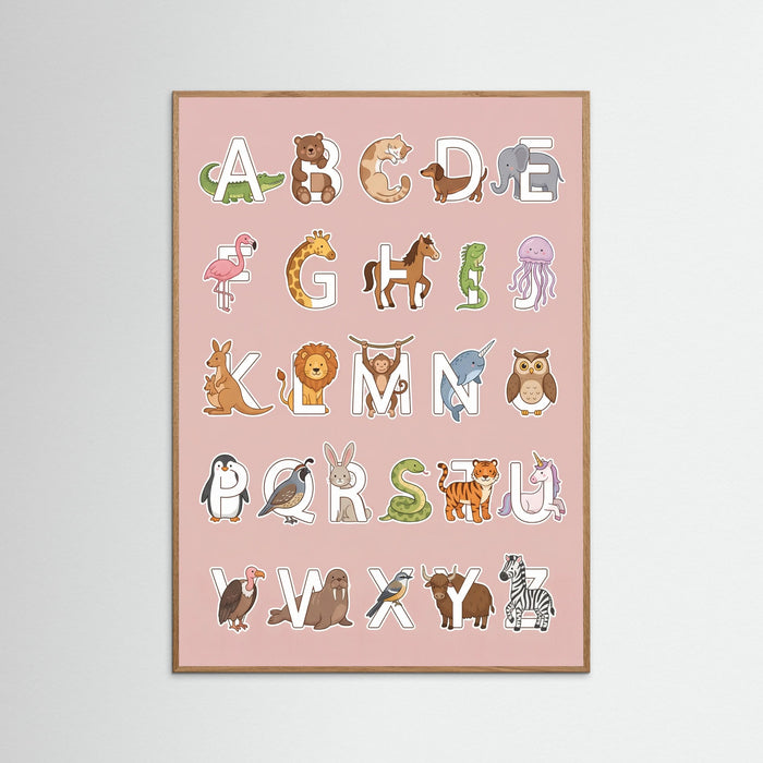 Oak Nature Whimsical Number Animals