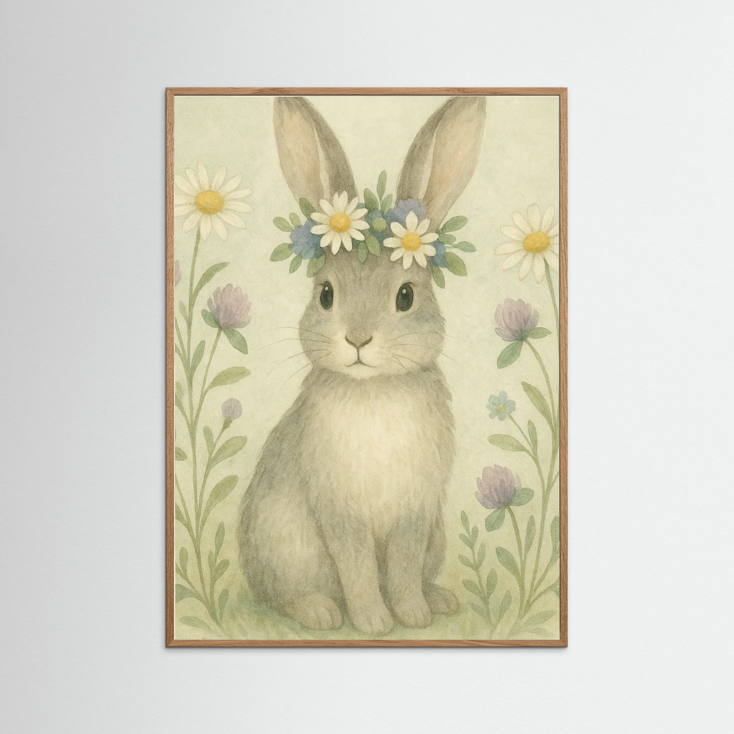 Oak Nature Whimsical Rabbit