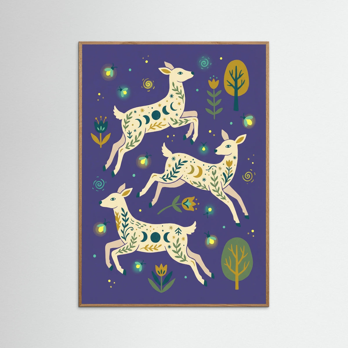 Oak Nature Whimsical Spirit Horses