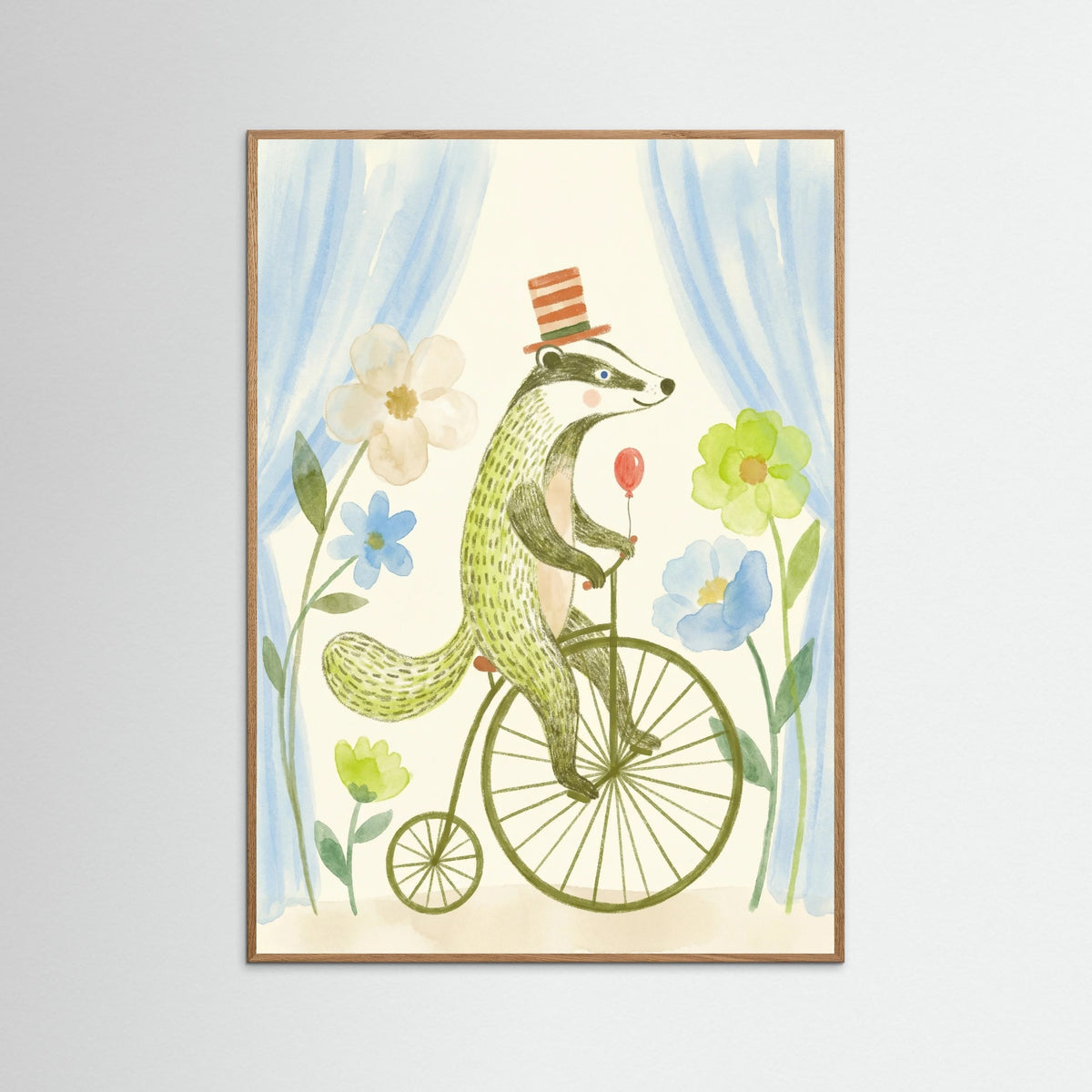 Oak Nature Whimsical Wheeled Wonder