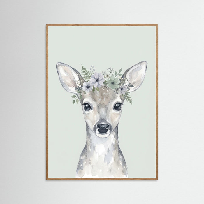 Oak Nature Whimsical Woodland Raccoon