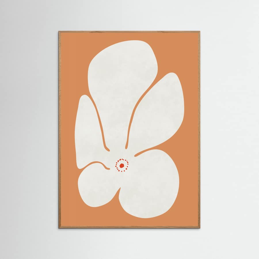 White Poppies Flower Poster – poster and art print