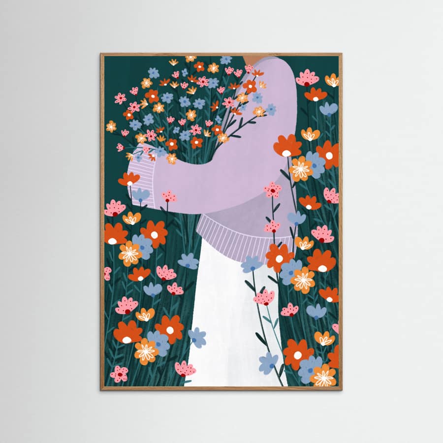 Wildflower Garden Poster