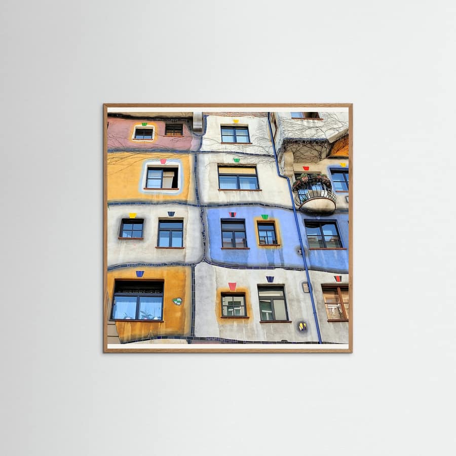 Windows of Hundertwasser Poster – poster and art print