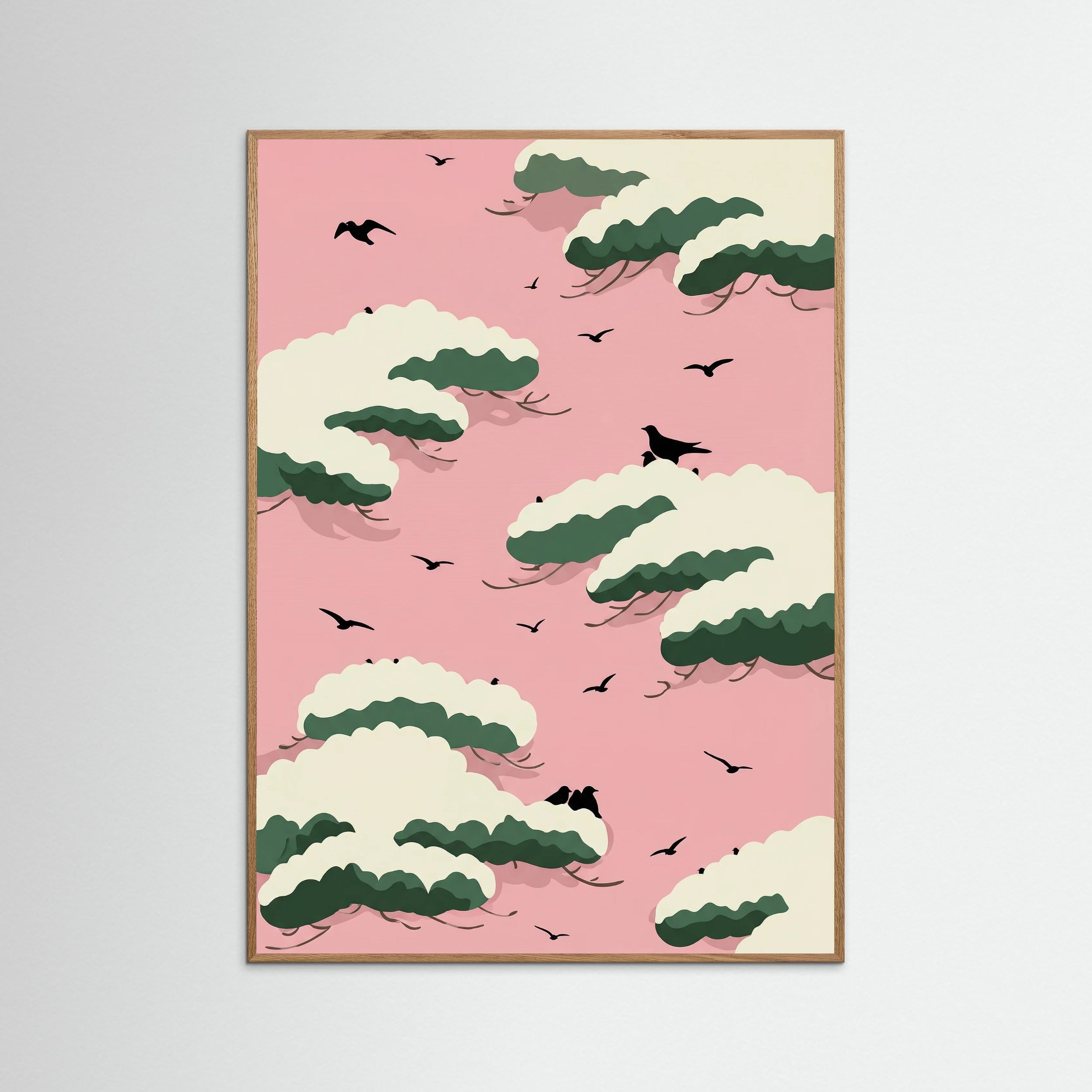 Oak Nature Winter Cloud Serenity