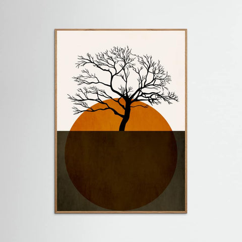Oak Nature Winter Days Poster