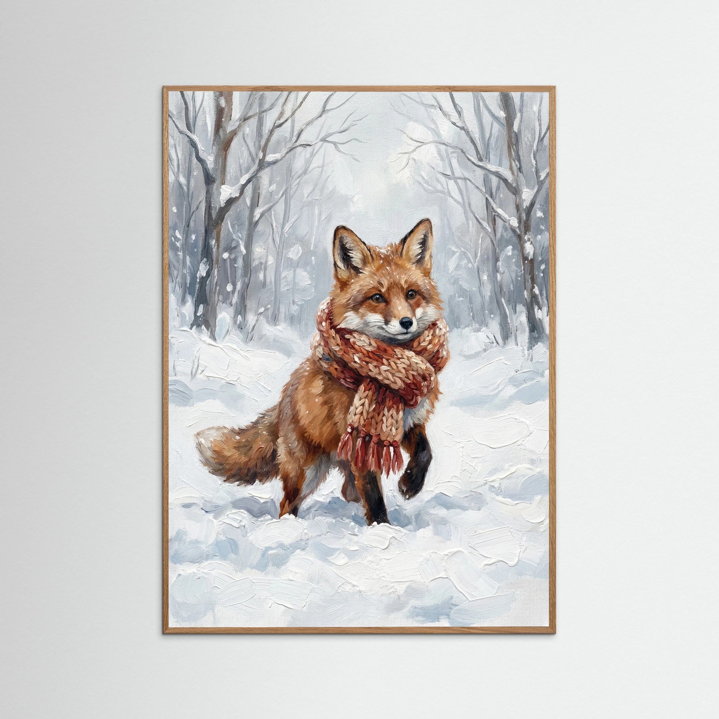 Oak Nature Winter Friends