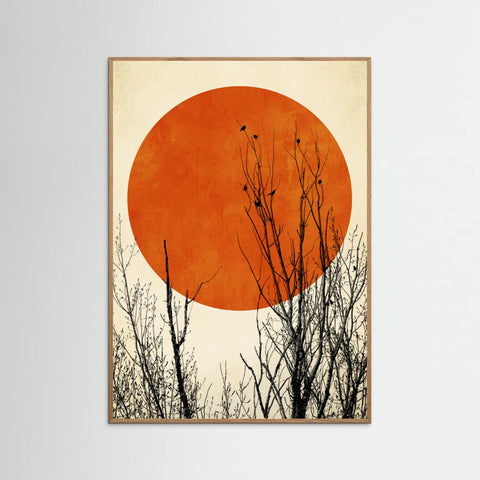 Oak Nature Winter Glow Poster