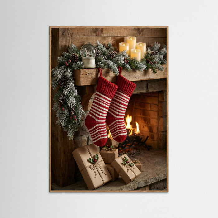 Oak Nature Winter Wonderland Hearth