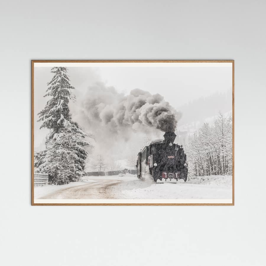 Winter story -juliste – juliste ja taidepainatus