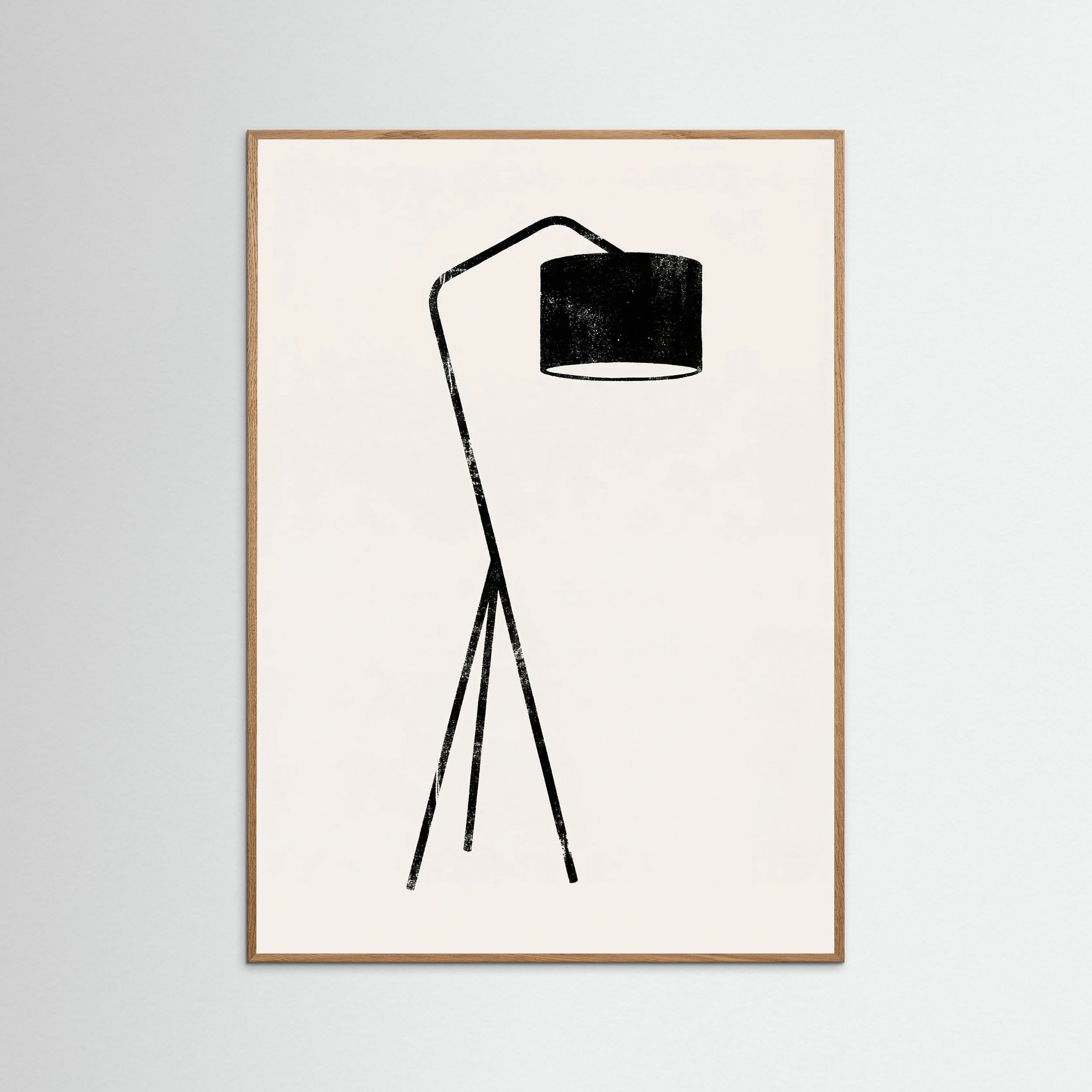 Oak Nature Wishbone Silhouette
