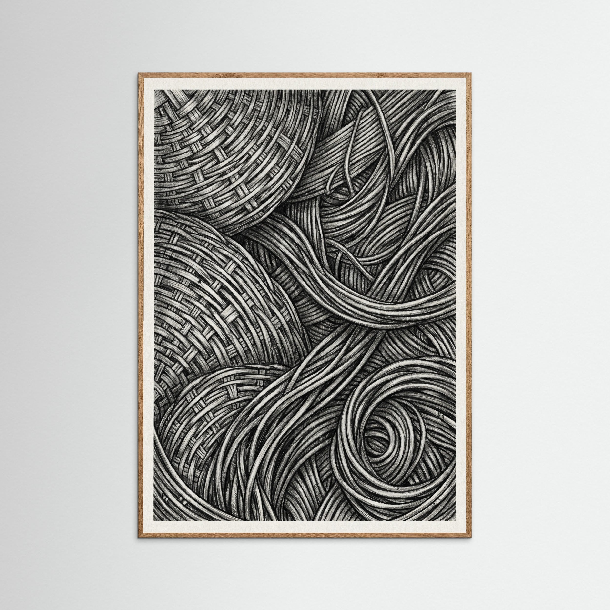 Oak Nature Woven Folds