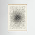 Oak Nature Woven Grid Study