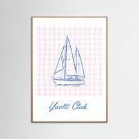 Oak Nature Yacht Club Poster