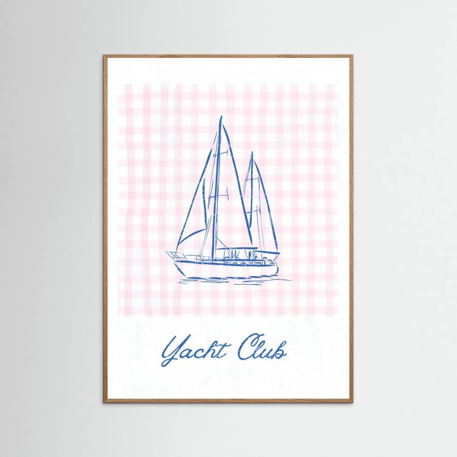 Póster Yacht Club – póster e impresión artística