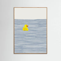 Oak Nature Yellow Rubber Duck Poster