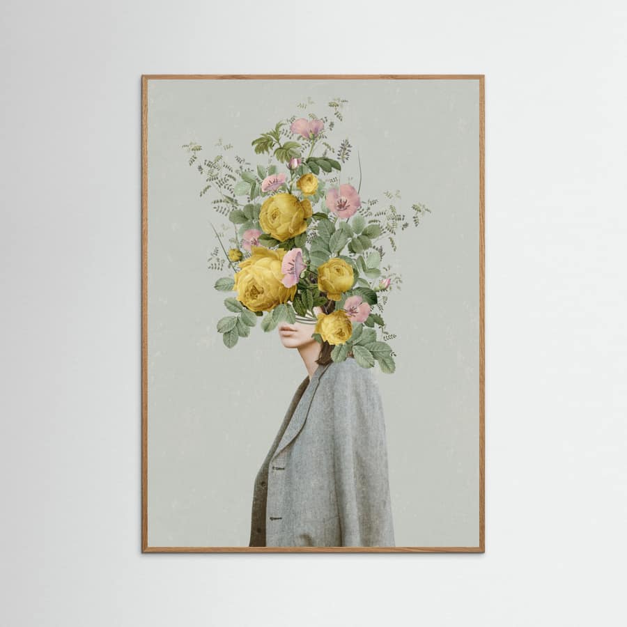 Yellow bouquet Poster – poster en kunstdruk