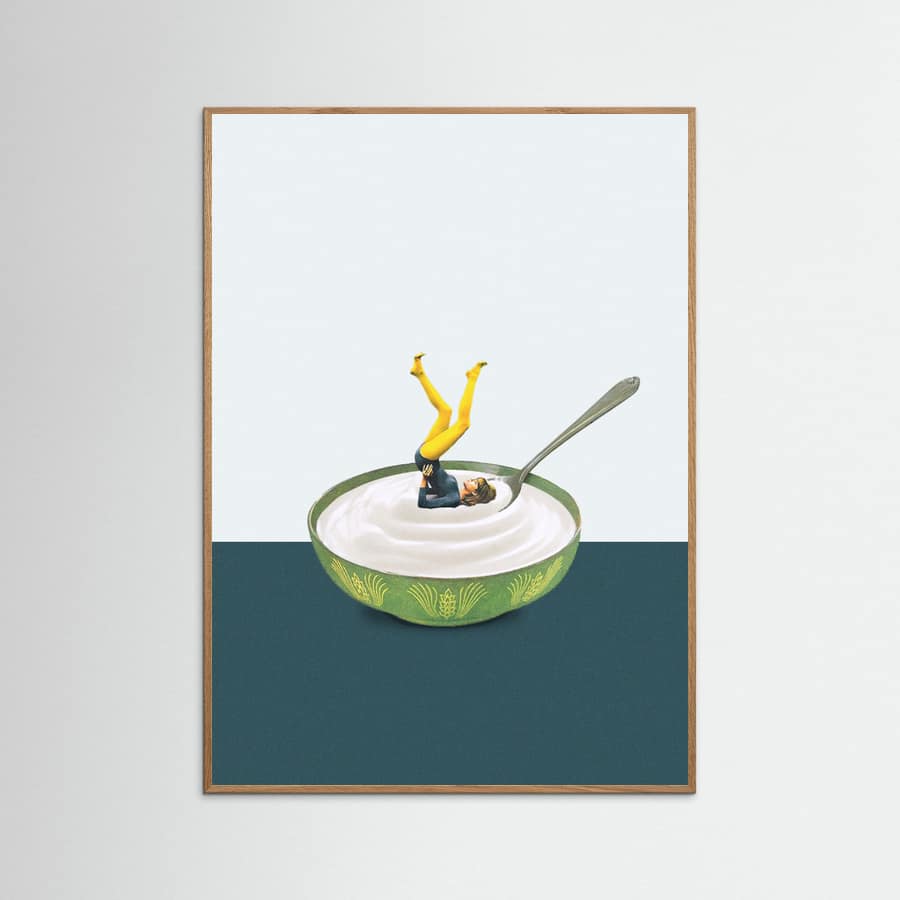 Plakat Yoga in my yogurt – plakat i druk artystyczny