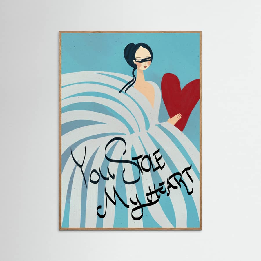 You Stole My Heart Poster – plakat og kunsttryk