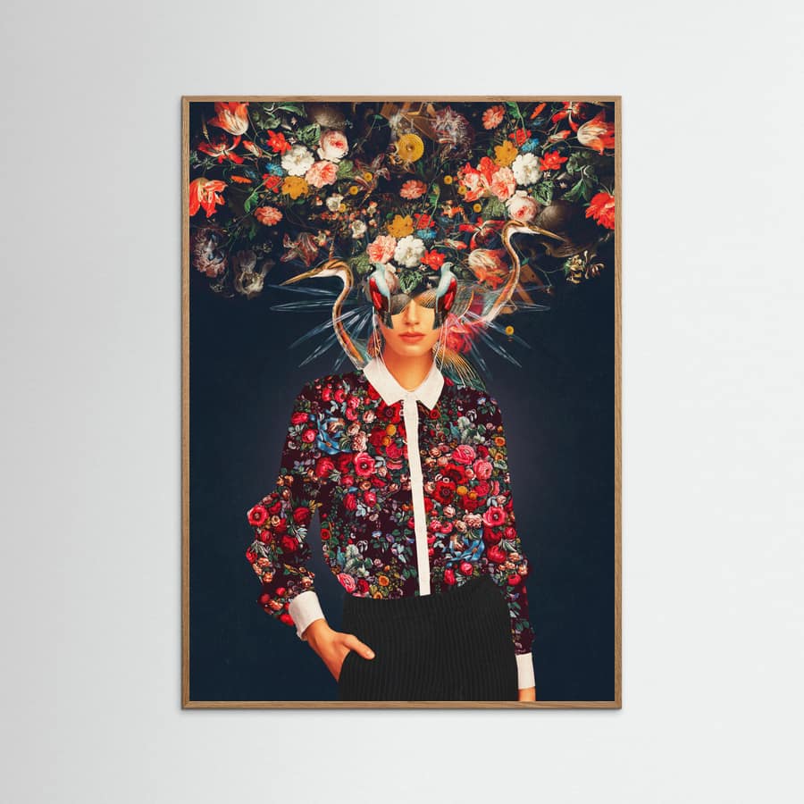 Your Head Was Full of Colours That Had No Names Poster – poster and art print