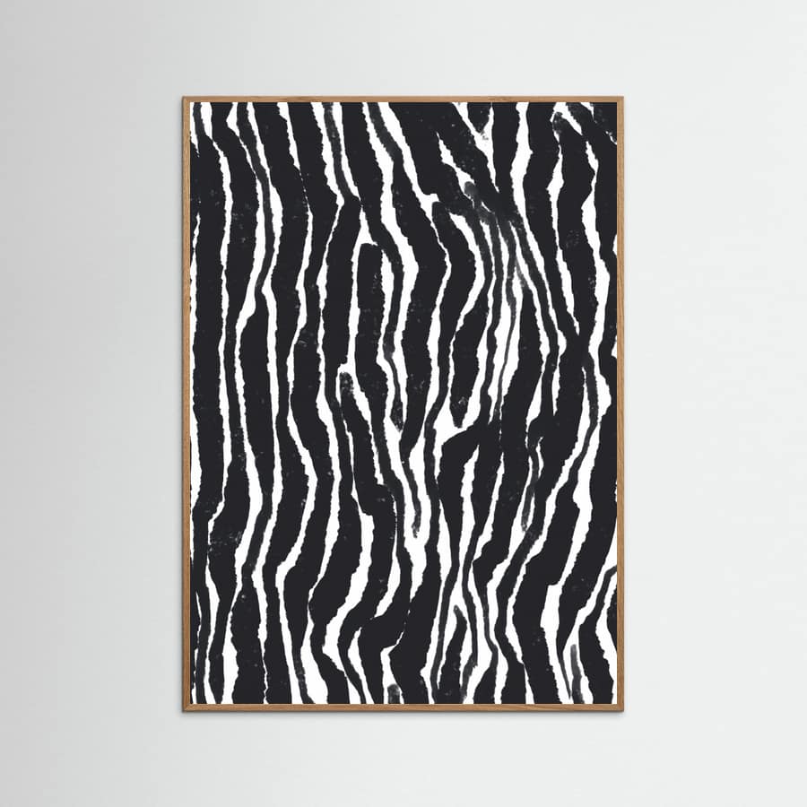 Zebra Pattern Poster