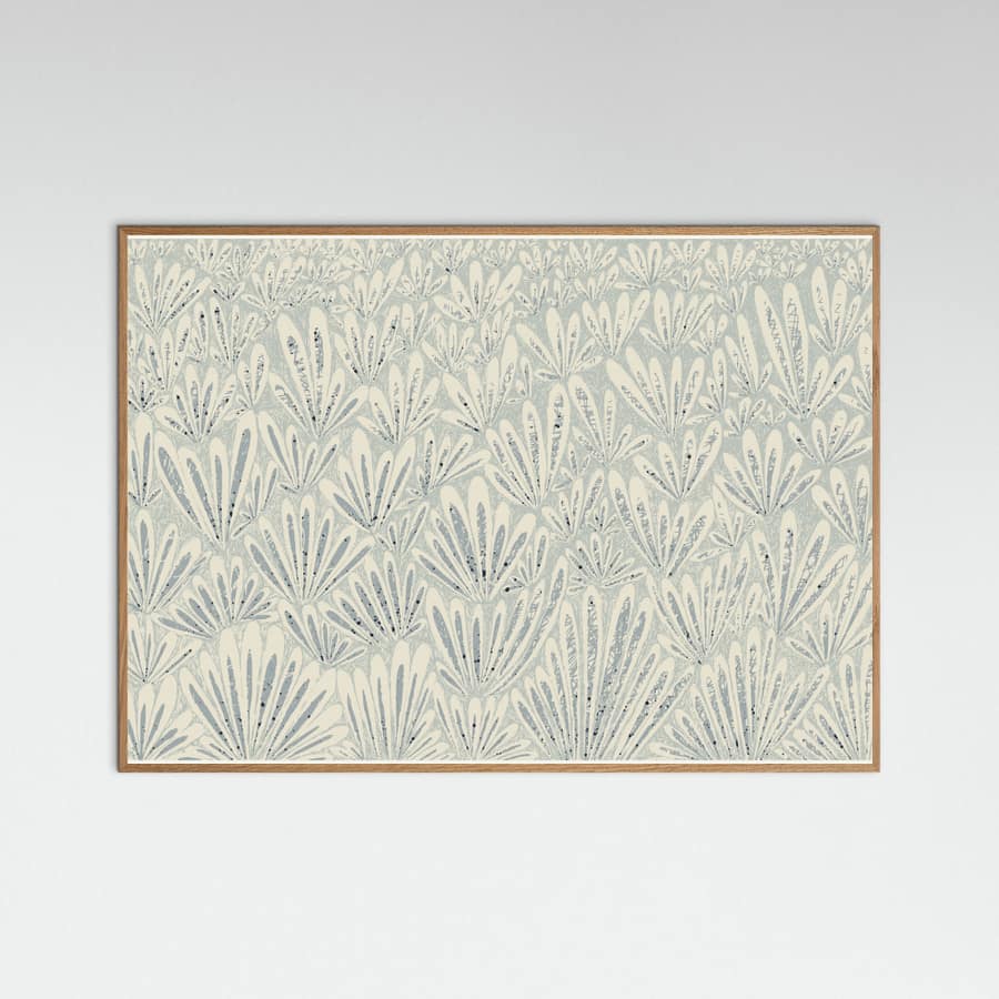 calming essentials meadow chalky blue Poster – poster and art print