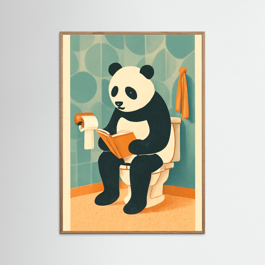 panda On Toilet