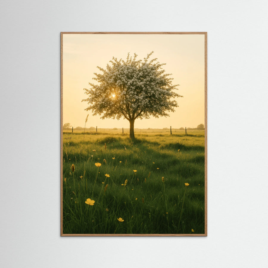 photo Lone Spring Tree