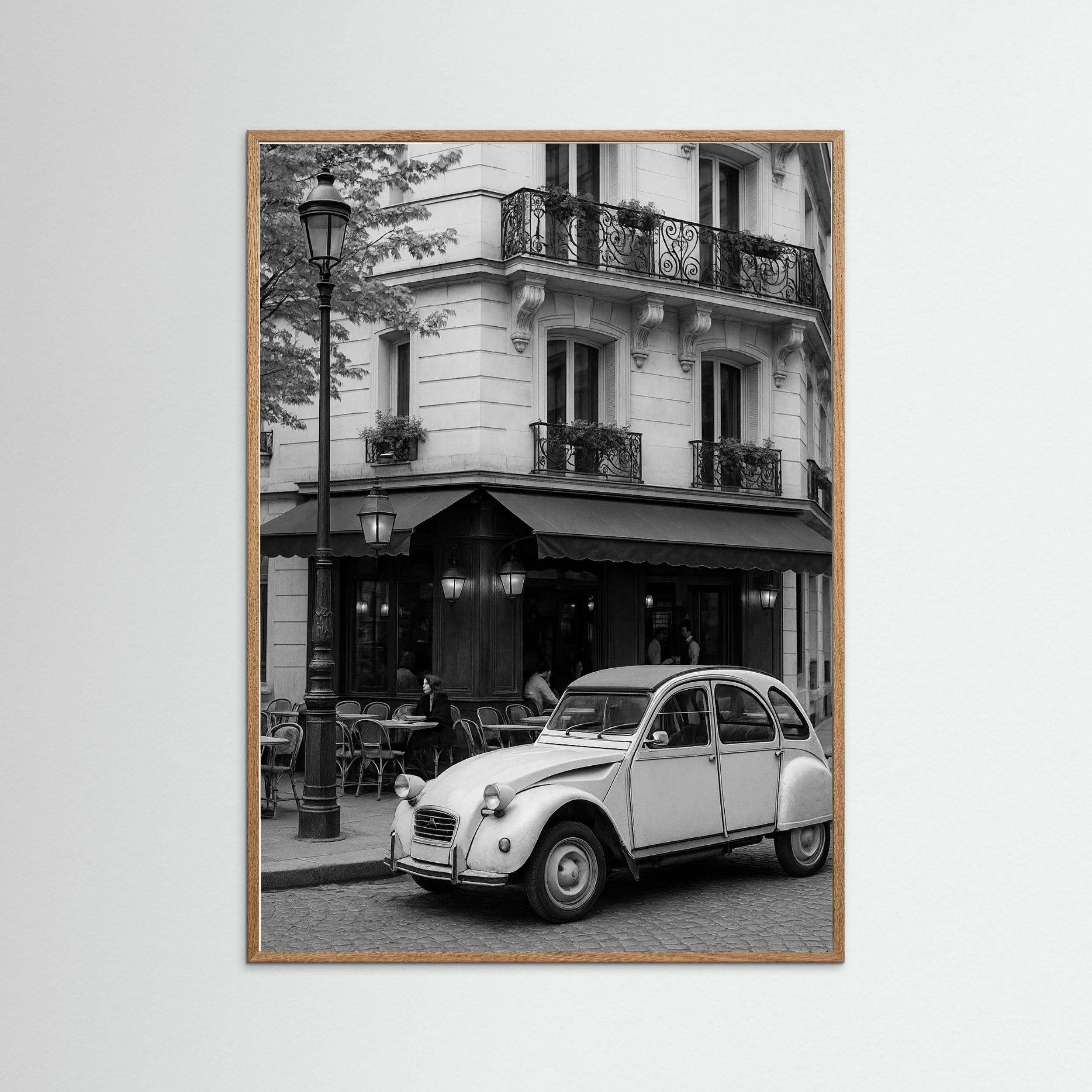 Oak Nature photo Parisian Cafe Scene