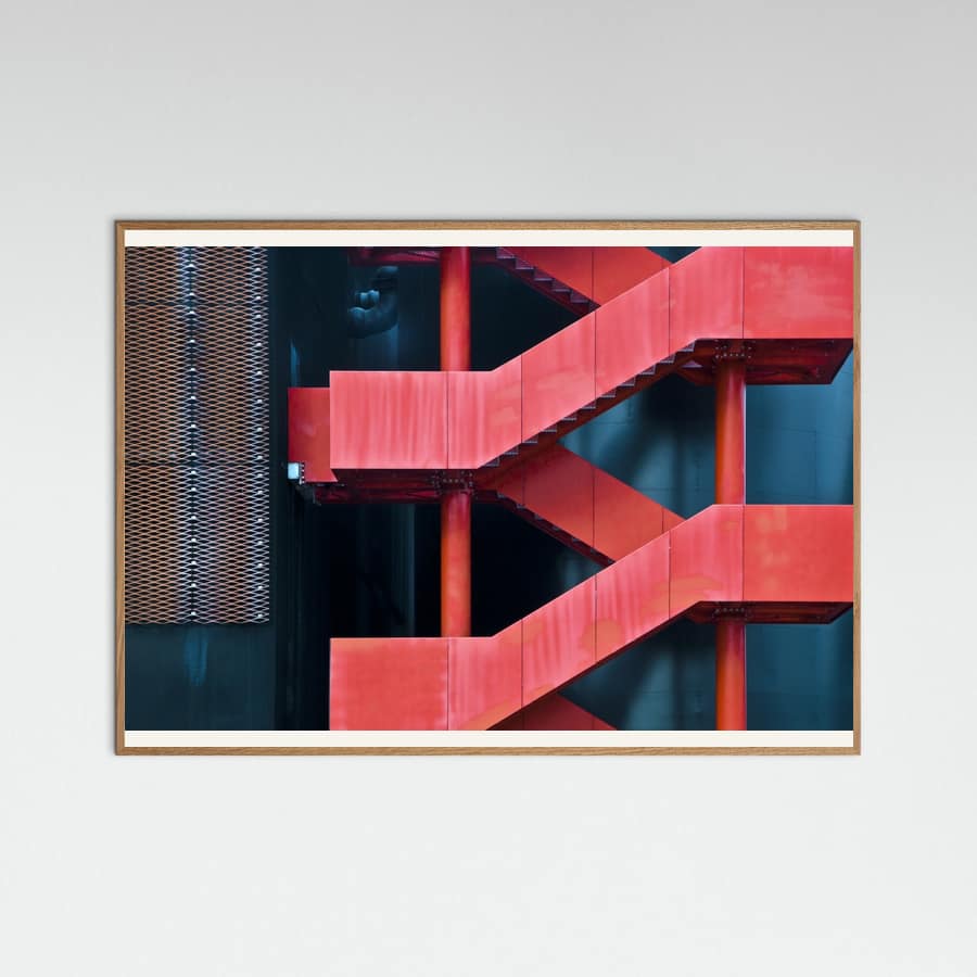 red route Poster – plakat og kunsttryk