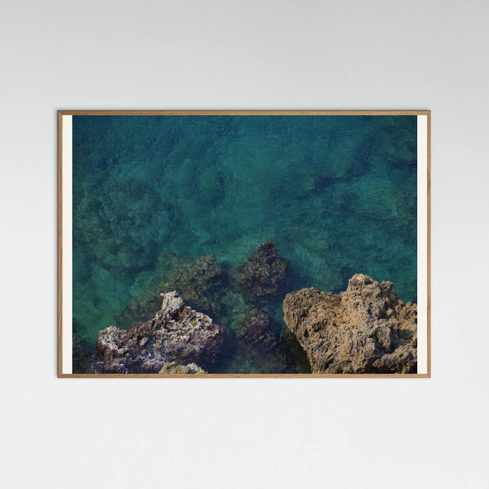 seascape and rocks Poster – plakat og kunsttryk