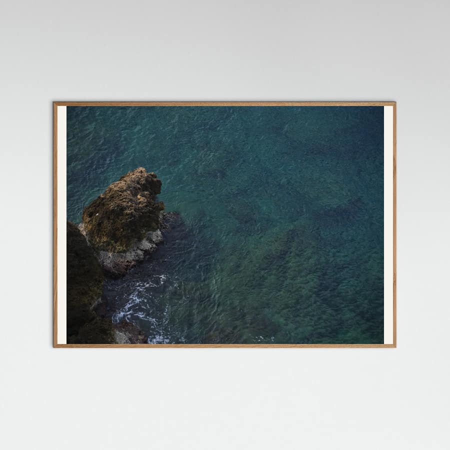 seascape and rocks Poster – plakat og kunsttryk