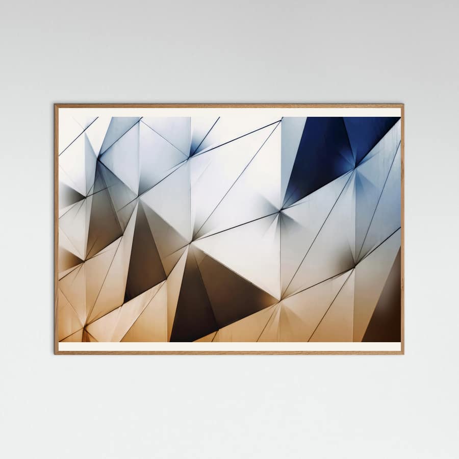 Plakat triangles art – plakat i druk artystyczny
