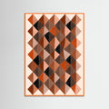 Orange Wood 3x4 25 Poster