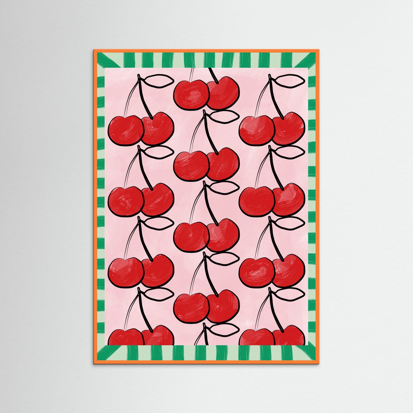 Orange Wood 3x4 Aspectratiomixed17 Poster