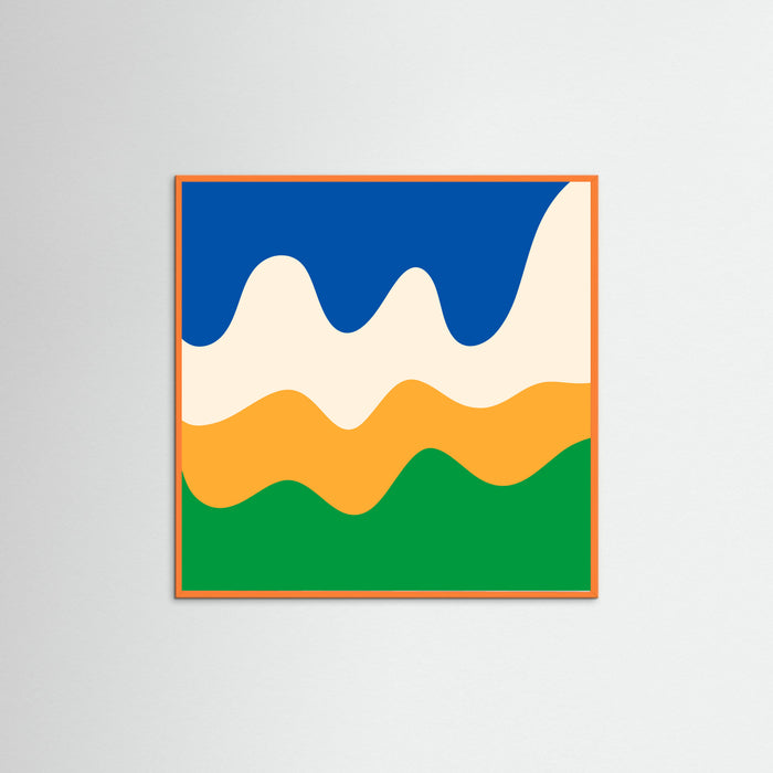 Orange Wood 7 Poster