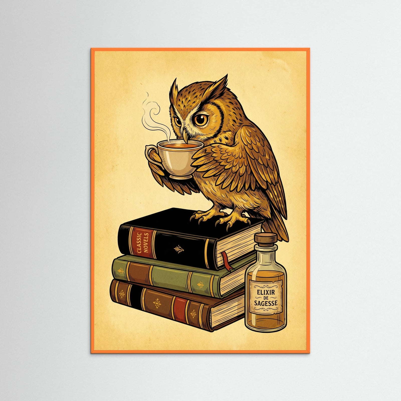 Orange Wood Absinthe Cat