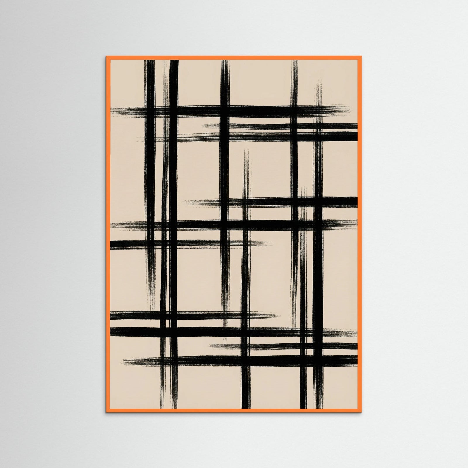 Orange Wood Abstract Arch