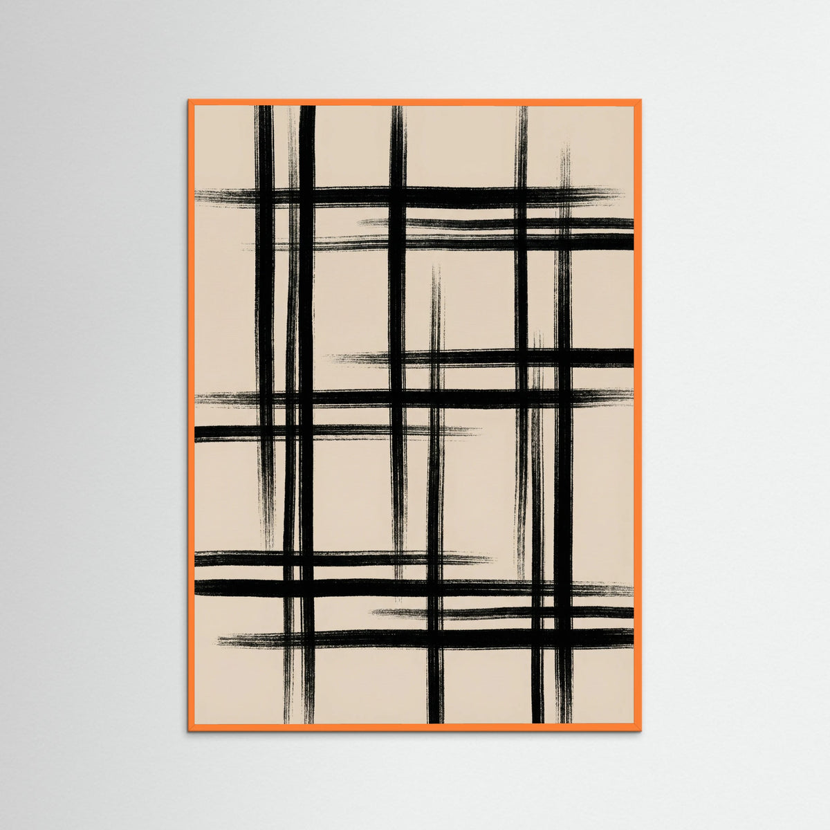 Orange Wood Abstract Arch