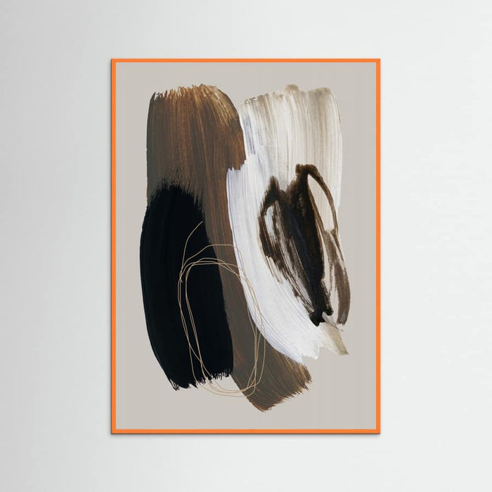 Abstract Brush Strokes 108X Poster – Poster und Kunstdruck