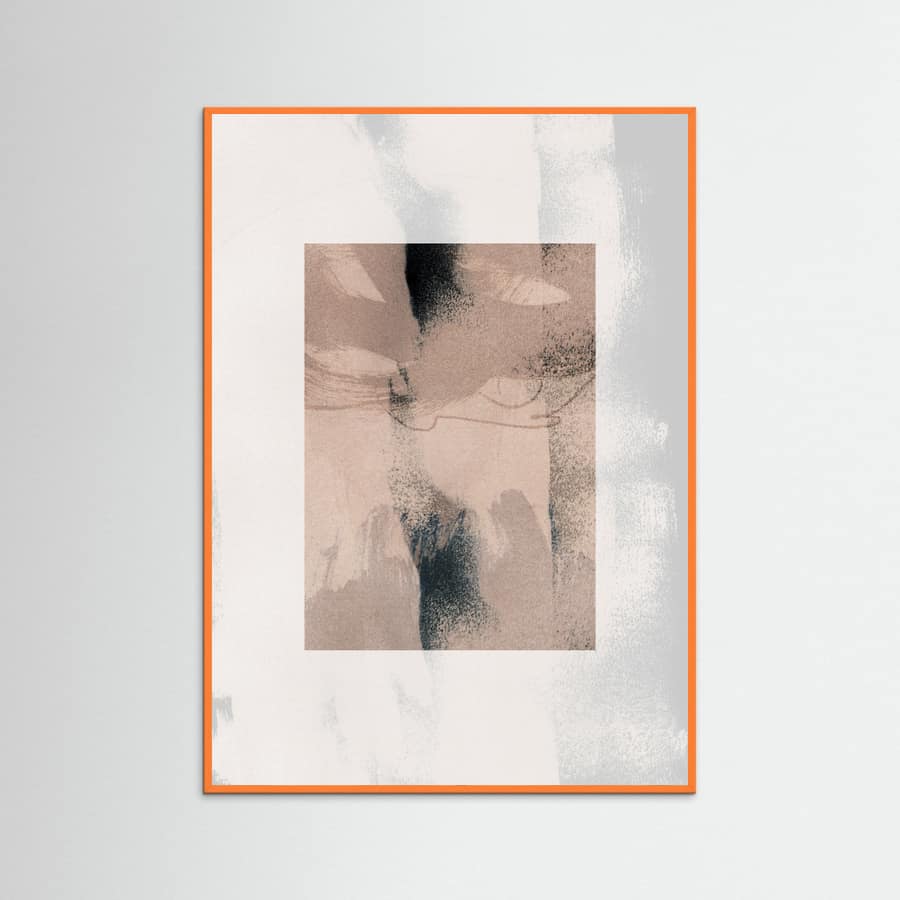 Abstract Brush Strokes 17x Poster – plakat og kunsttryk