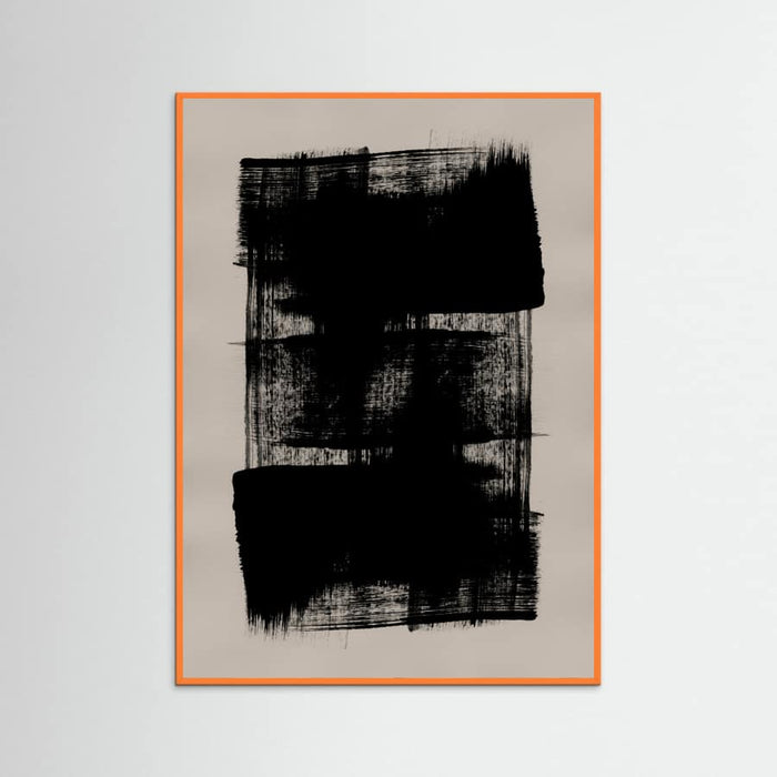 Abstract Brush Strokes 180Y Poster – Poster und Kunstdruck