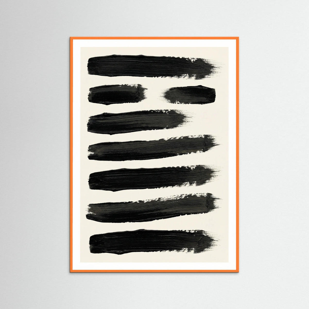 Orange Wood Abstract Flow