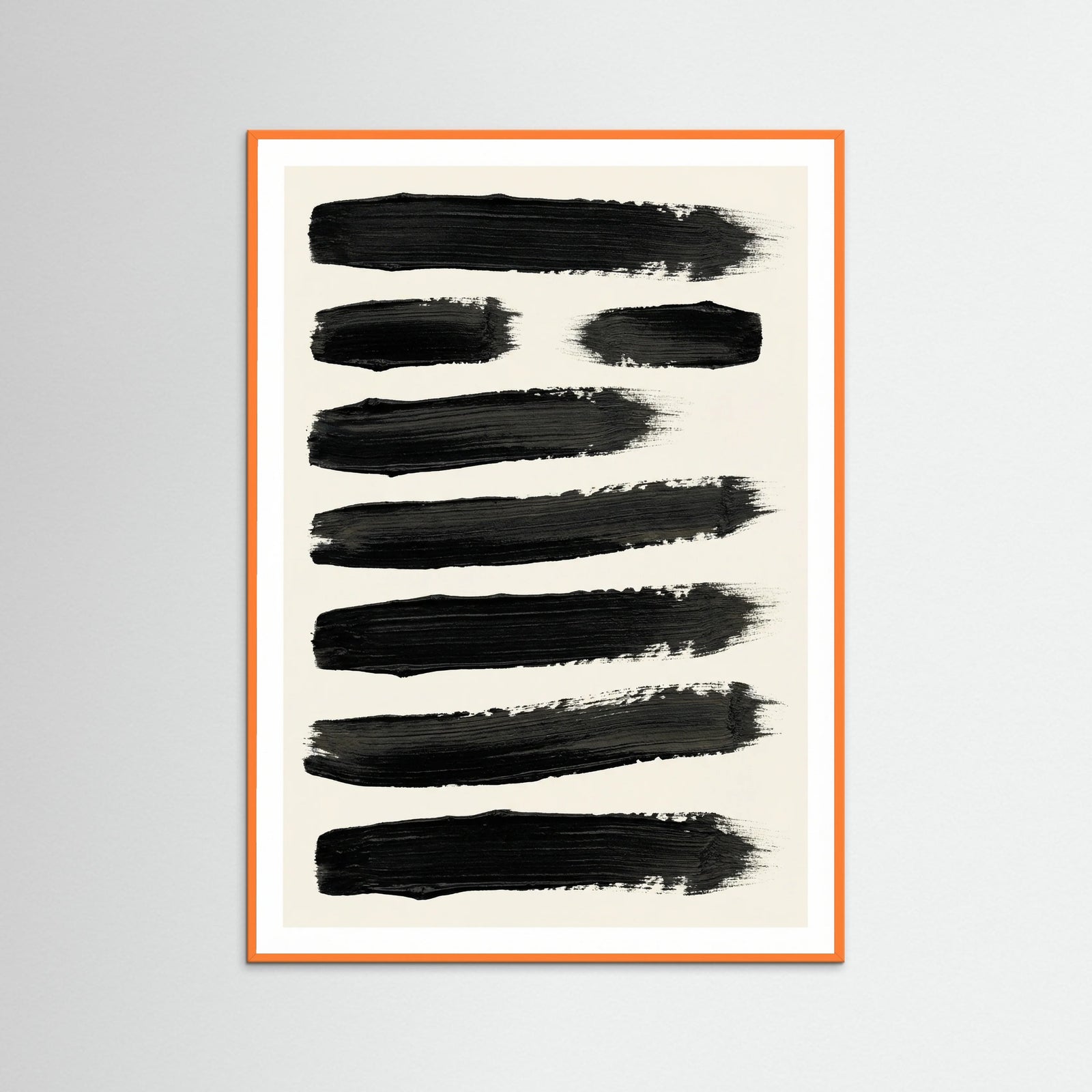 Orange Wood Abstract Flow