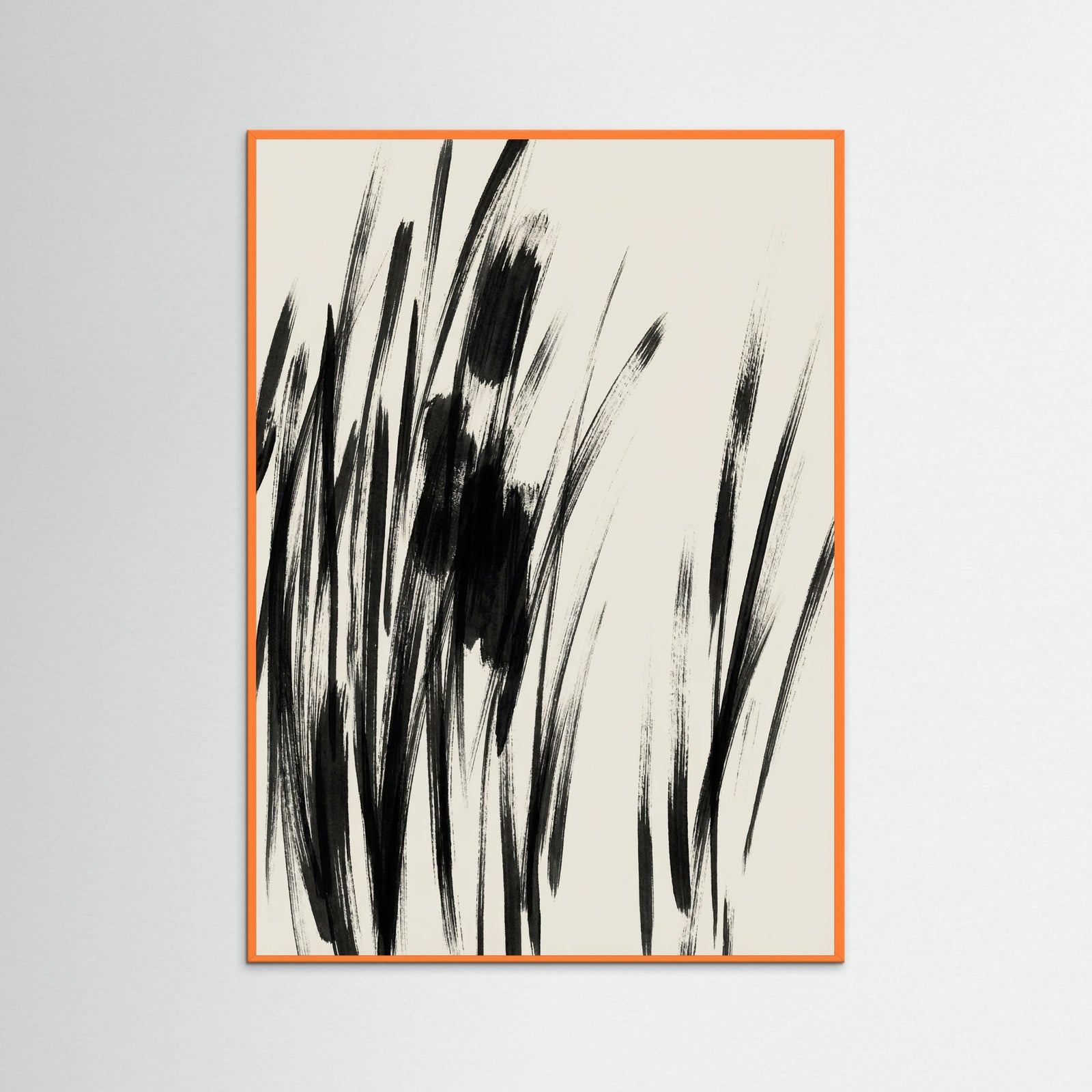 Orange Wood Abstract Grace