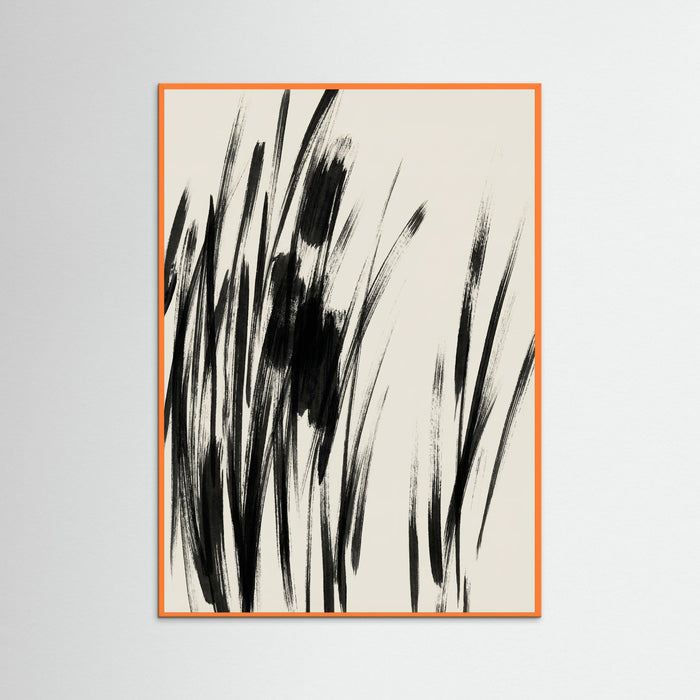 Orange Wood Abstract Grace