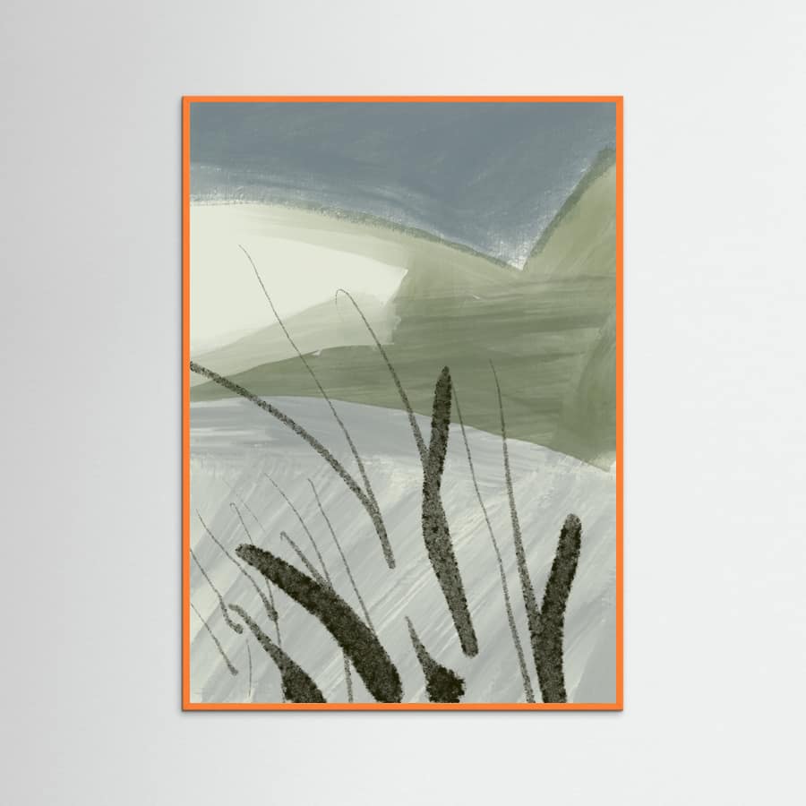 Abstract Landscape Poster – Poster und Kunstdruck